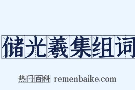 储光羲集组词是什么意思的图片